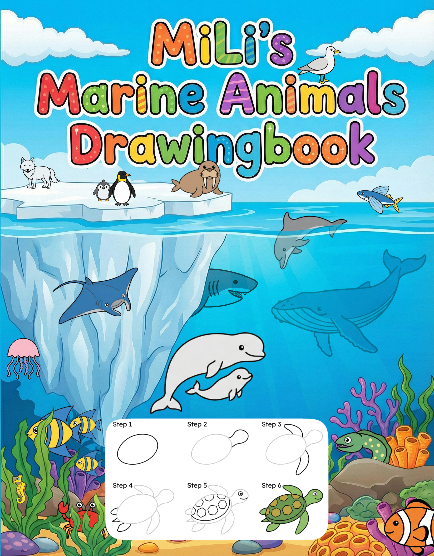 Marine Animals Book Cover